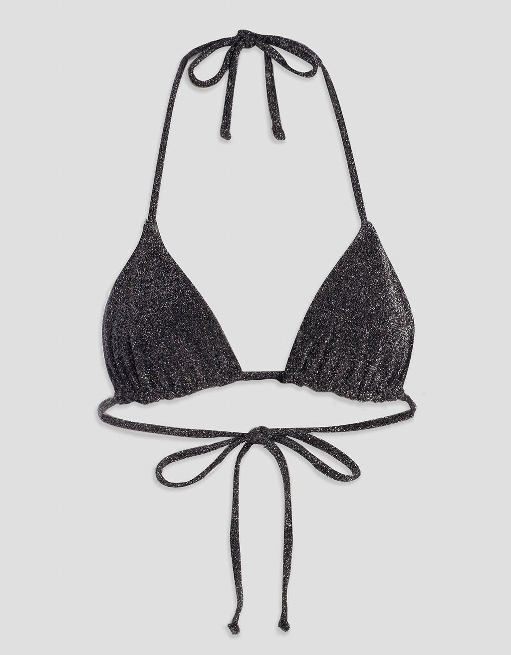 caviar shine string triangle top