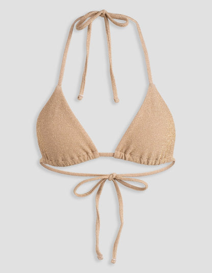 caviar shine string triangle top