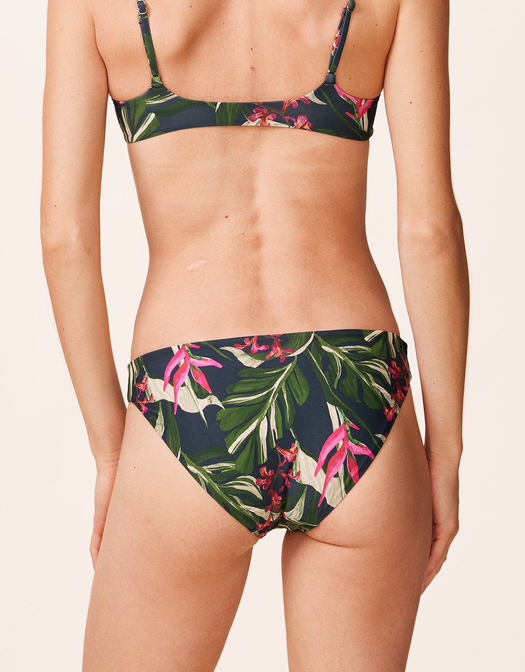 recycled nylon bikini bottom