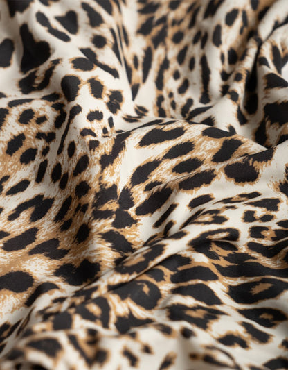 recycled nylon leopard bikini bottom