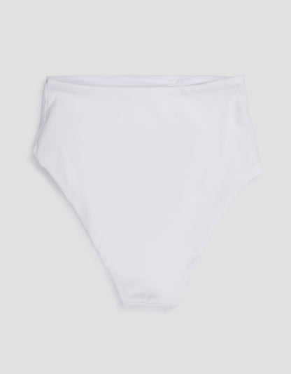 recycled crepe high waisted bikini bottom