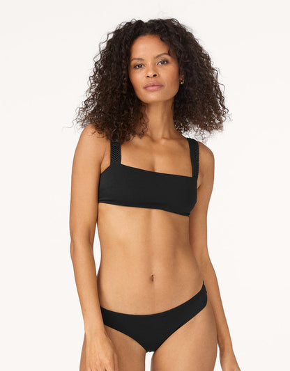 recycled crepe bikini bottom