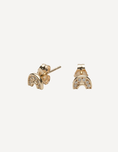 scosha rainbow stud earrings