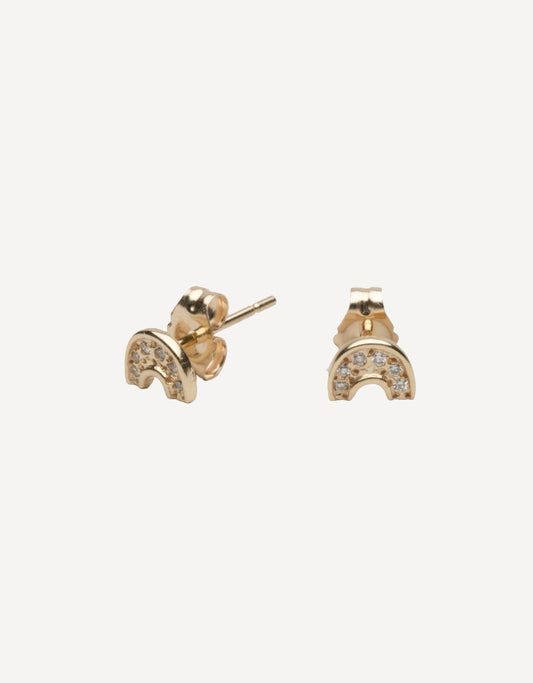 scosha rainbow stud earrings