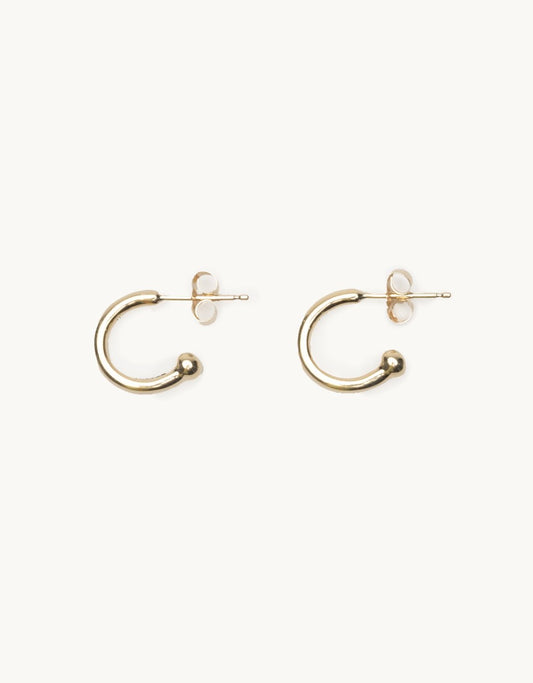 scosha 14k gold mini hoop earrings