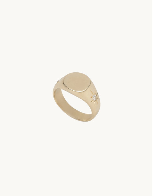 scosha classic pinky signet ring