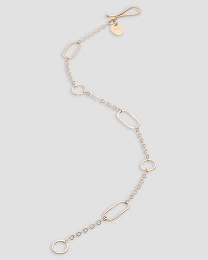 melissa joy manning multi shape chain bracelet