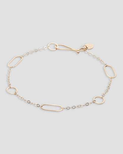 melissa joy manning multi shape chain bracelet