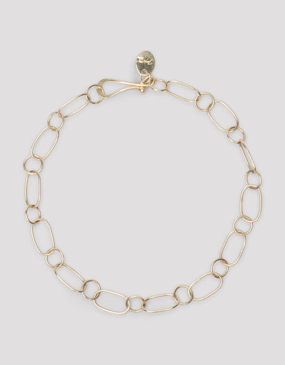 melissa joy manning oval and round chain bracelet