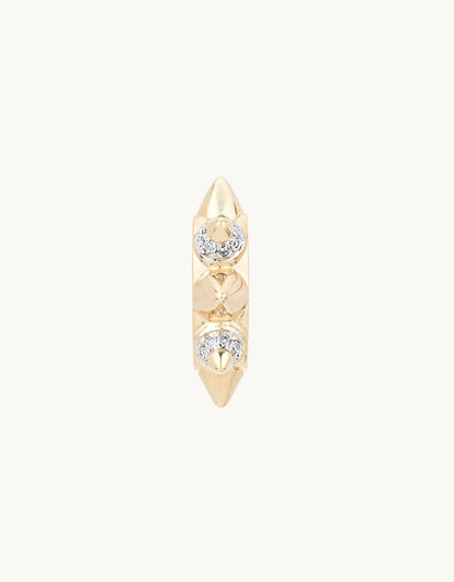 adina reyter giant pave four spike bead