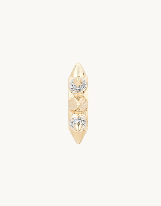 adina reyter giant pave four spike bead