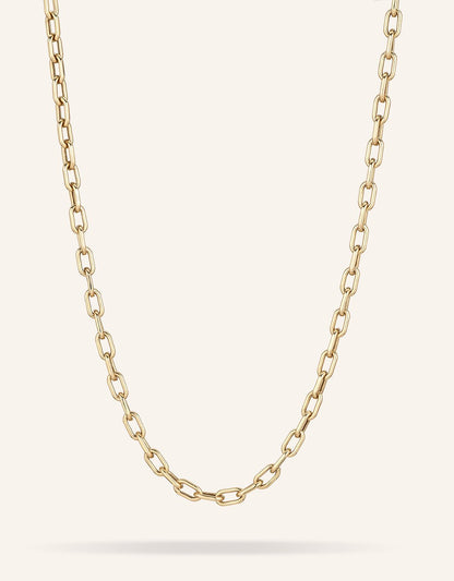 adina reyter 4mm Italian Chain Link Necklace