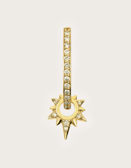 three stories Tiny Love Explosion Starburst Charms