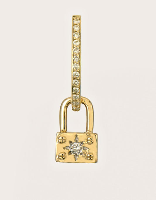 three stories Unlock Love Starburst Charm