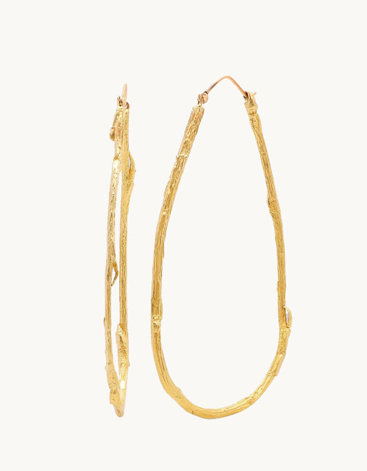 elisabeth bell willow hoop earrings