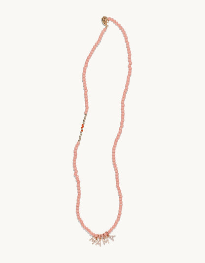bbuble celeste word necklace
