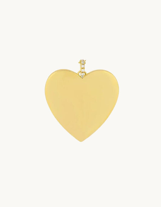 ef collection gold jumbo heart charm