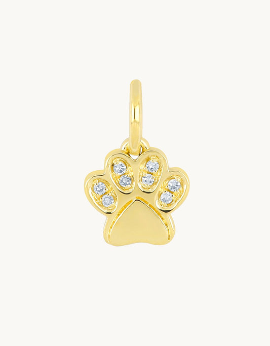 ef collection diamond paw charm