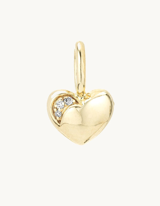 adina reyter diamond puffy heart mini bead charm