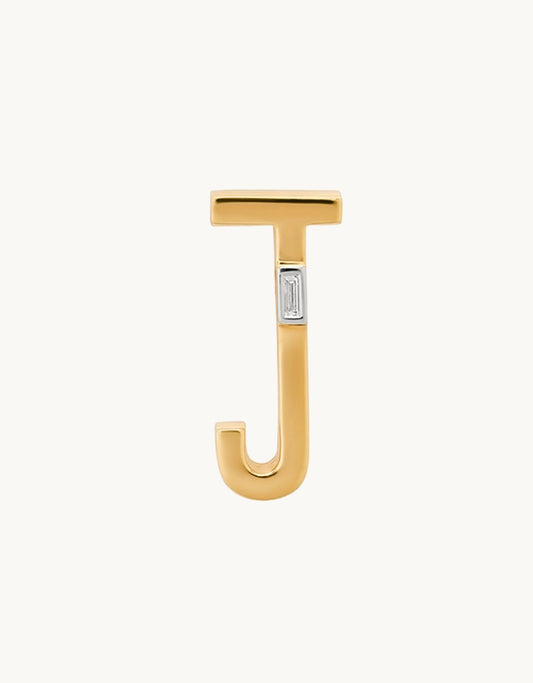 helena rose slide on ribbed chunky j initial