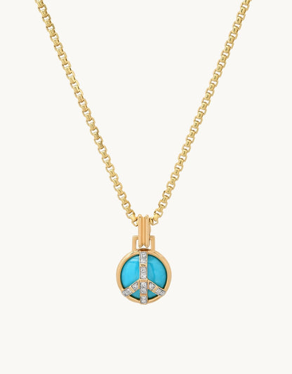 helena rose mini peace pendant