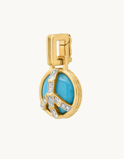 helena rose mini peace pendant