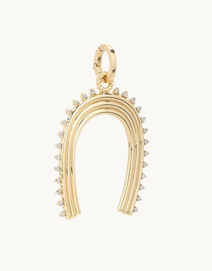 adina reyter Groovy XL Diamond Horseshoe Hinged Charm