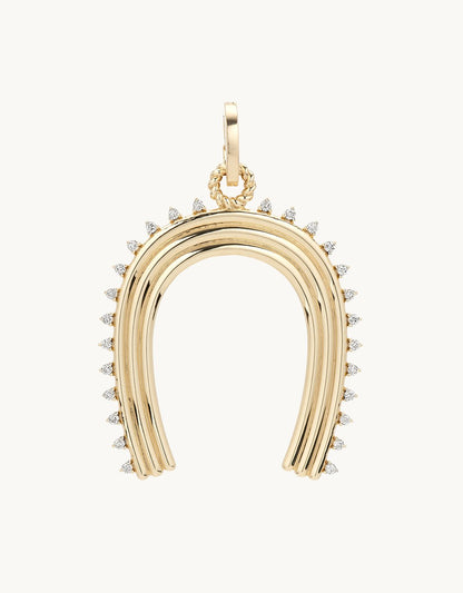 adina reyter Groovy XL Diamond Horseshoe Hinged Charm