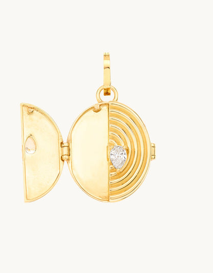 adina reyter Groovy Oval Locket Hinged Charm