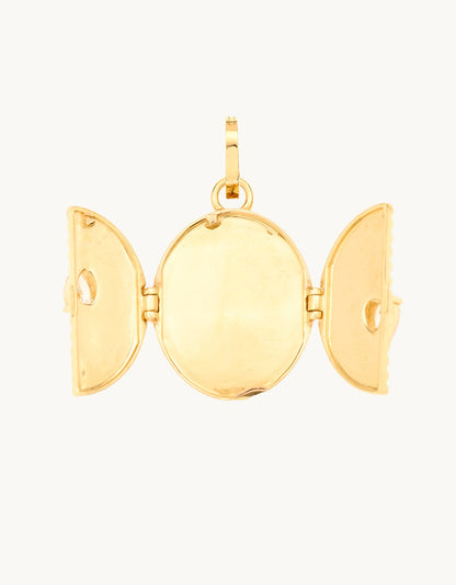 adina reyter Groovy Oval Locket Hinged Charm