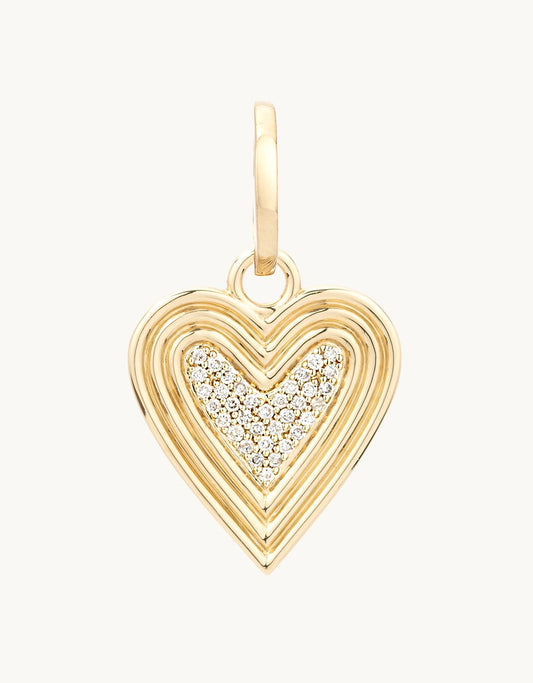 adina reyter Make Your Move Pavé Heart Hinged Charm