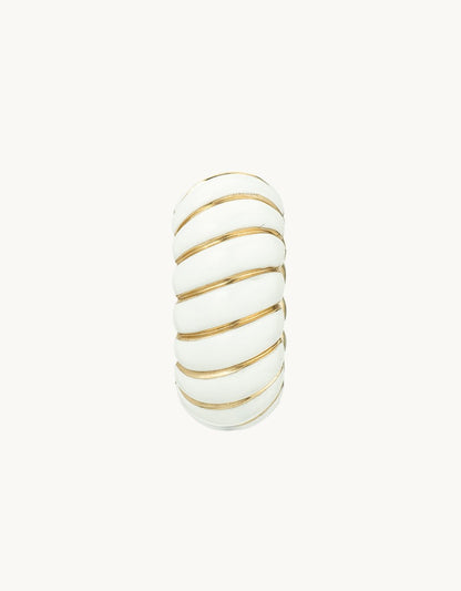 adina reyter white ceramic wave Big Bead