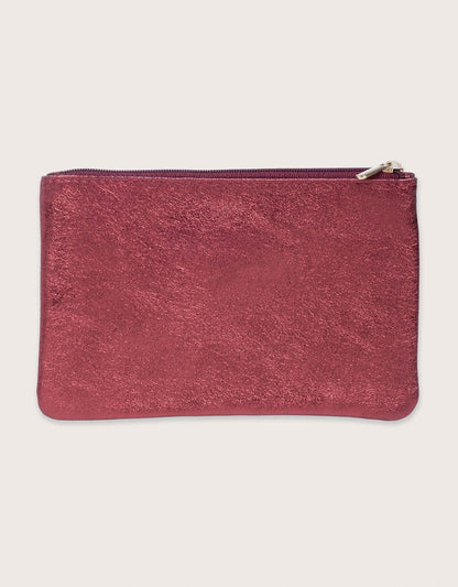 les cleias large pochette zip pouch