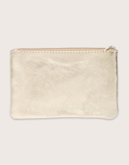 les cleias large pochette zip pouch