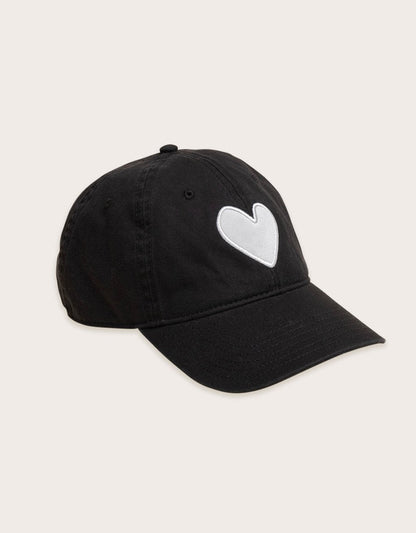 kerri rosenthal heart patch baseball hat
