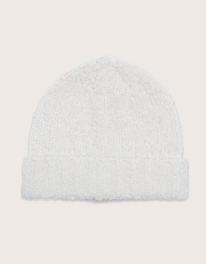 boucle cashmere beanie
