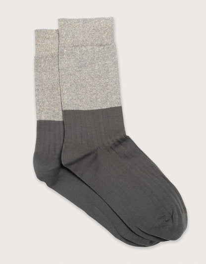 escuyer lurex block socks
