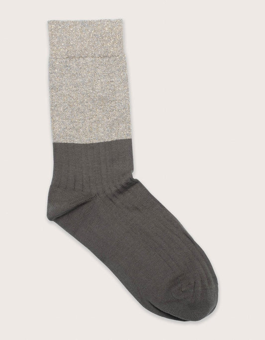 escuyer lurex block socks