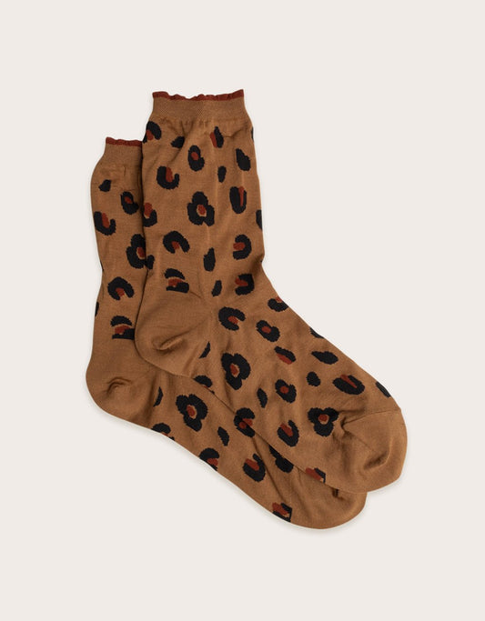 hansel from basel cheetah crew socks